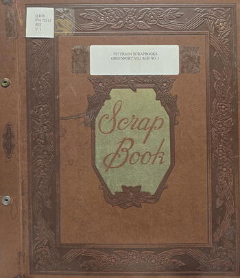 Cover of Peterson Scrapbooks, Volume 1