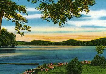 Kinderhook Lake landscape
