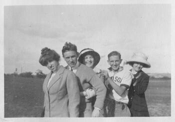 Group shot from the Kniskern Family photo album