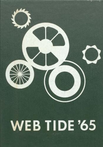 Cover of Web Tide '65 yearbook