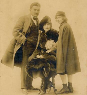 Emile Brunel and family