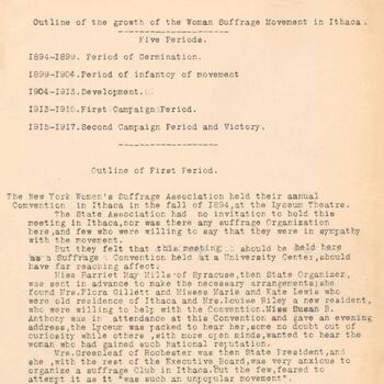 Political Study Club of Ithaca Scrapbooks