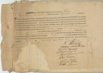 Spencer Tax Collection Document