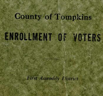 Tompkins County Voter Enrollment Records