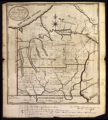 The Military lands and Twenty Townships; 1792
