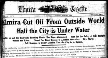 The front page of the Elmira Gazette, March 1, 1902