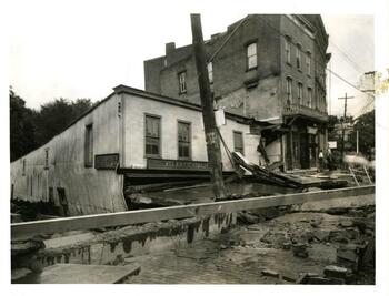main street after the flood