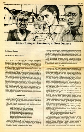 “Bitter Refuge: Sanctuary at Fort Ontario” from Safe Haven, circa 1945