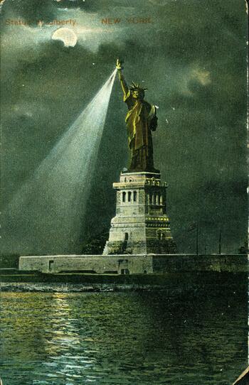 Statue of Liberty, New York, circa 1900