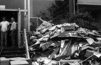 Mound of debris