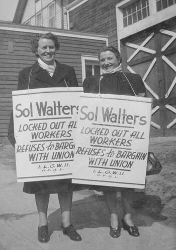 On strike, Nyack, NY,1948.
