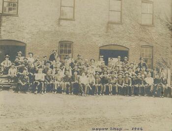 S. Cheney & Son Foundry Employees, Manlius, NY, 1906.