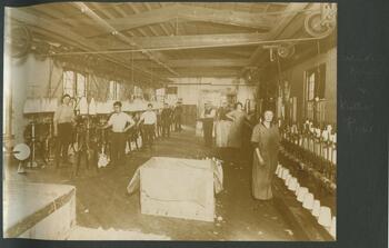 Scrapbook from Ablett Mills in Whitesboro (Oneida Co).