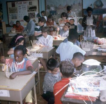 Students at Prospect Avenue Elementary School