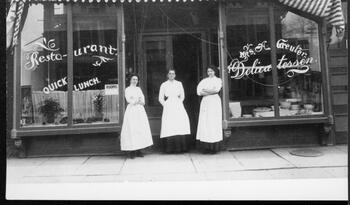 J. F. Krulish Restaurant and Delicatessen, 1890.