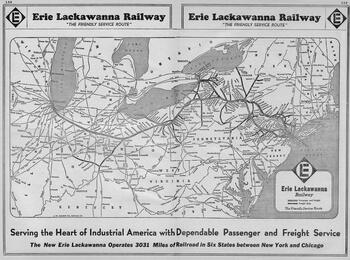 system map of EL rail
