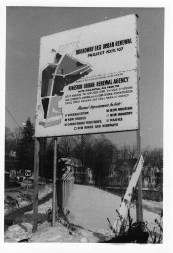 Sign Promoting Broadway East