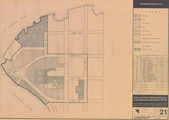 Map of disposition parcels