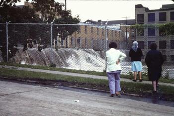 Flooding near West Street