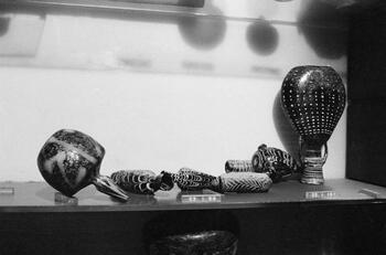 Islamic Glassware broken by flooding