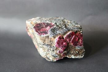 a piece of corundum