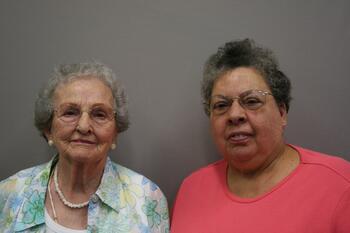 Peggy Bennett and Sherry Collins