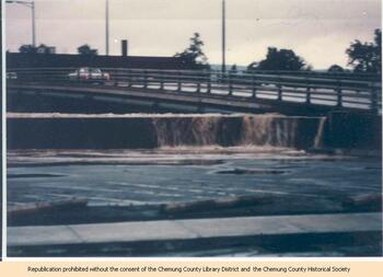 The Water Crests the Barricades in Elmira