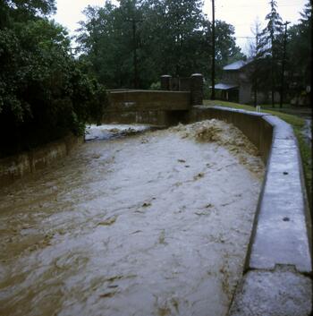 rushing water in Hammondsport