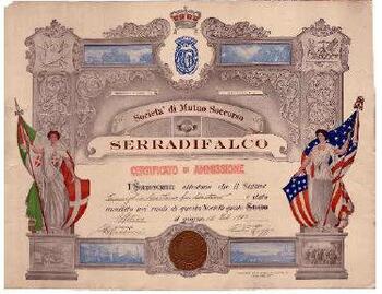 mutual aid society certificate