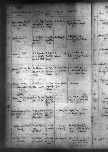 Trinity Old Lutheran Church records