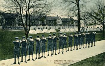 US Regulars at Fort Porter