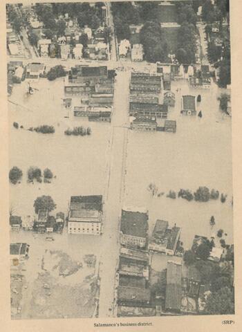 Flooded Downtown Salamanca