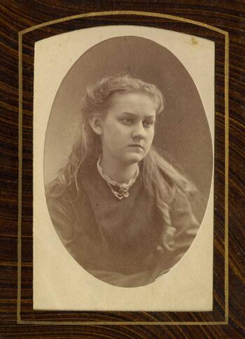 Photograph of a young woman