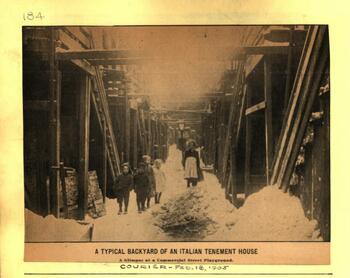 Backyard of Italian Tenement
