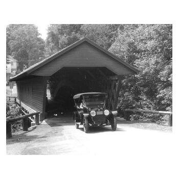 Covered bridge near Newfield