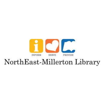NorthEast-Millerton Library logo