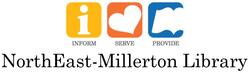 NorthEast-Millerton Library logo